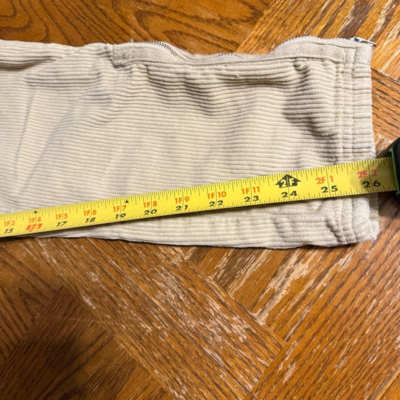 We The Free London Calling Slouchy Corduroy Straight Leg Pants in Tan Sz 25 Boho - Picture 16 of 16